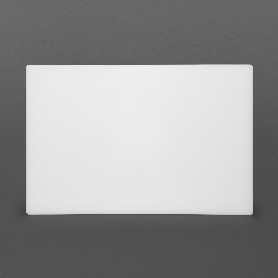 Hygiplas Antibacterial Low Density Chopping Board White - 450x300x10mm - HC860