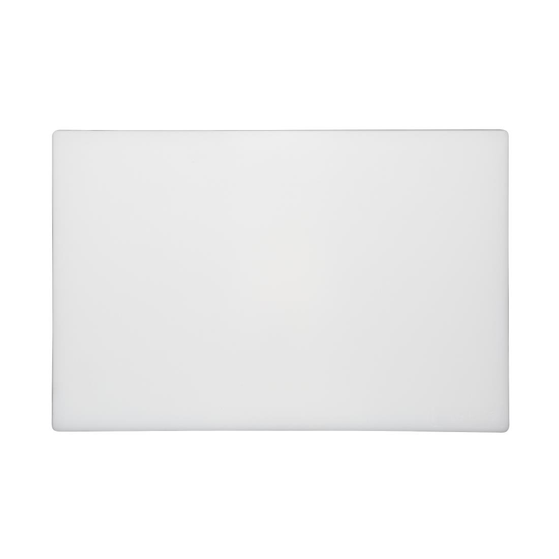 Hygiplas Antibacterial Low Density Chopping Board White - 450x300x10mm - HC860