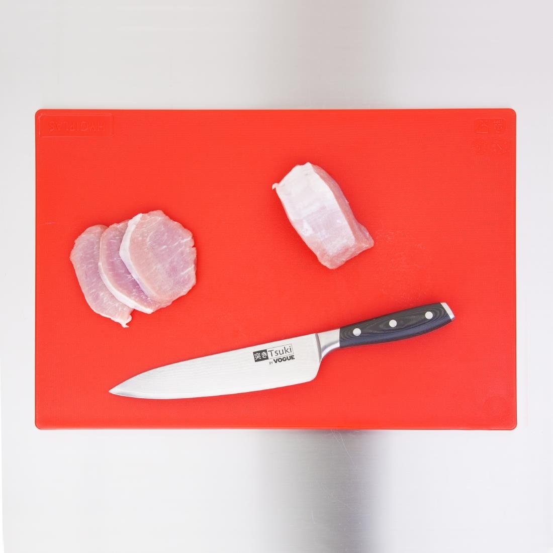 Hygiplas Antibacterial High Density Pack of 6 Chopping Boards - 450x305x12mm - HC862