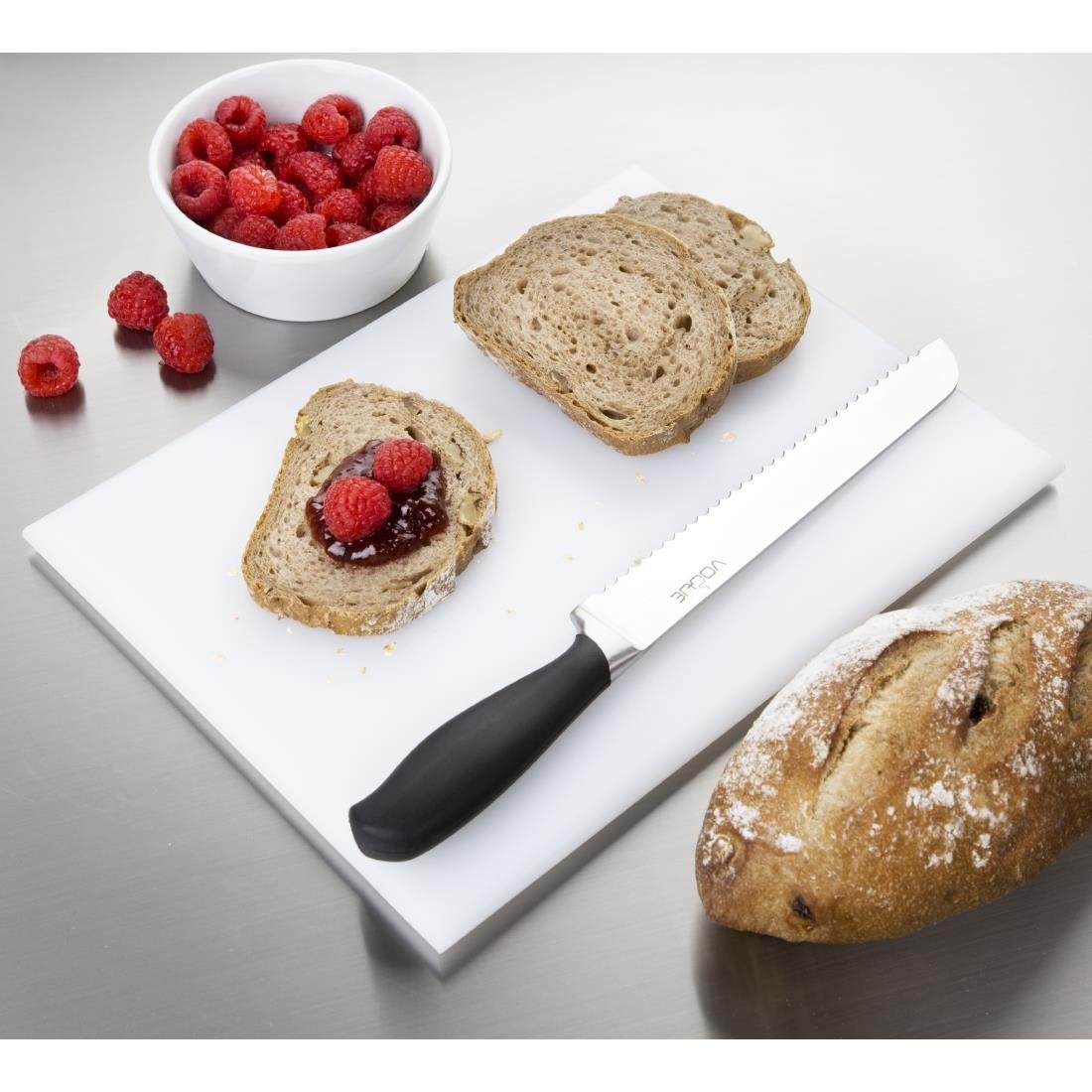 Hygiplas High Density Chopping Board White - 12x229x305mm - HC867