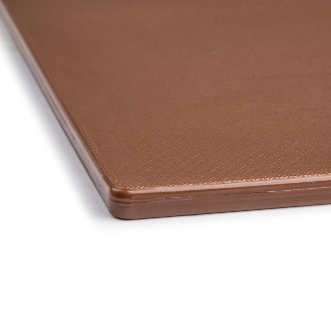 Hygiplas Low Density Chopping Board Brown - 600x450x10mm - HC873