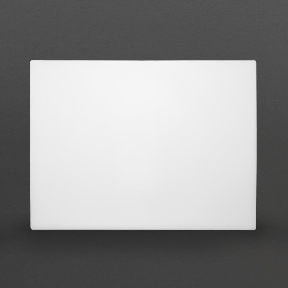 Hygiplas Low Density Chopping Board White - 600x450x10mm - HC881