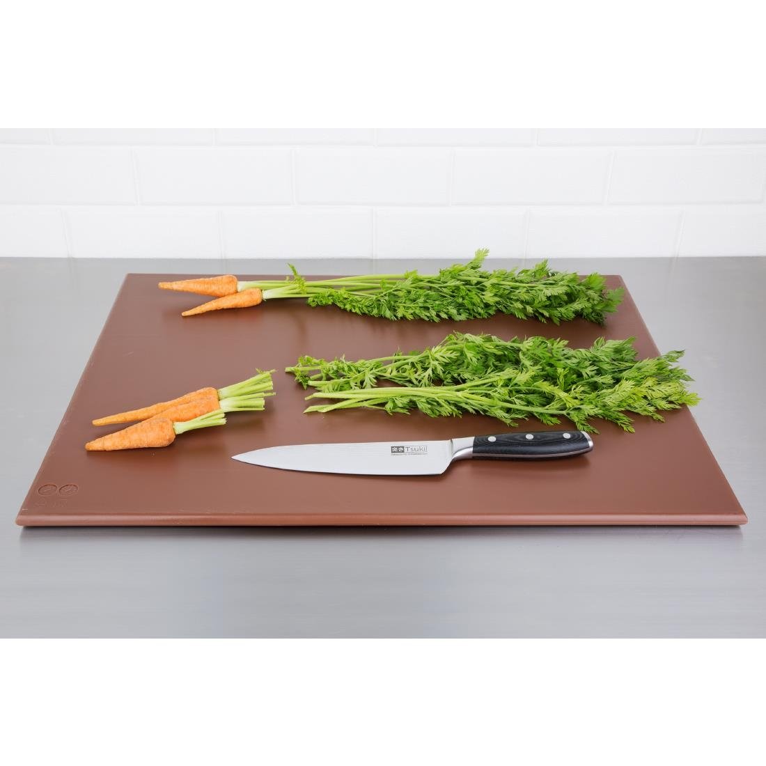 Hygiplas High Density Chopping Board Brown - 600x450x12mm - J005