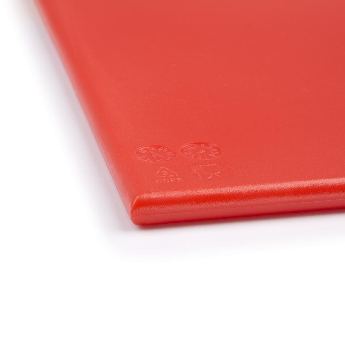Hygiplas High Density Chopping Board Red - 600x450x12mm - J011