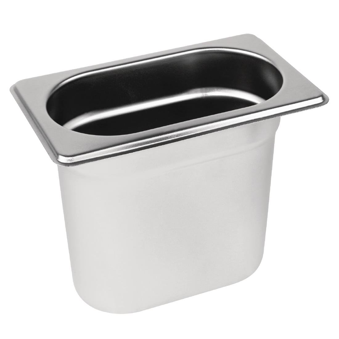Vogue Stainless Steel 1/9 Gastronorm Tray 150mm - DN729