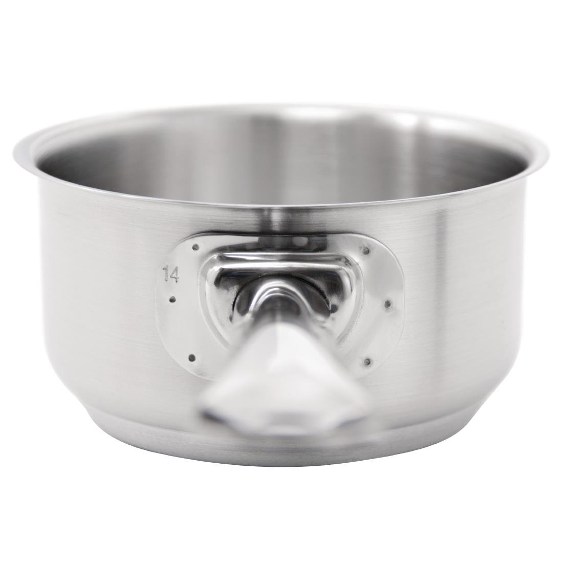 Vogue Stainless Steel Saucepan 8Ltr - M946