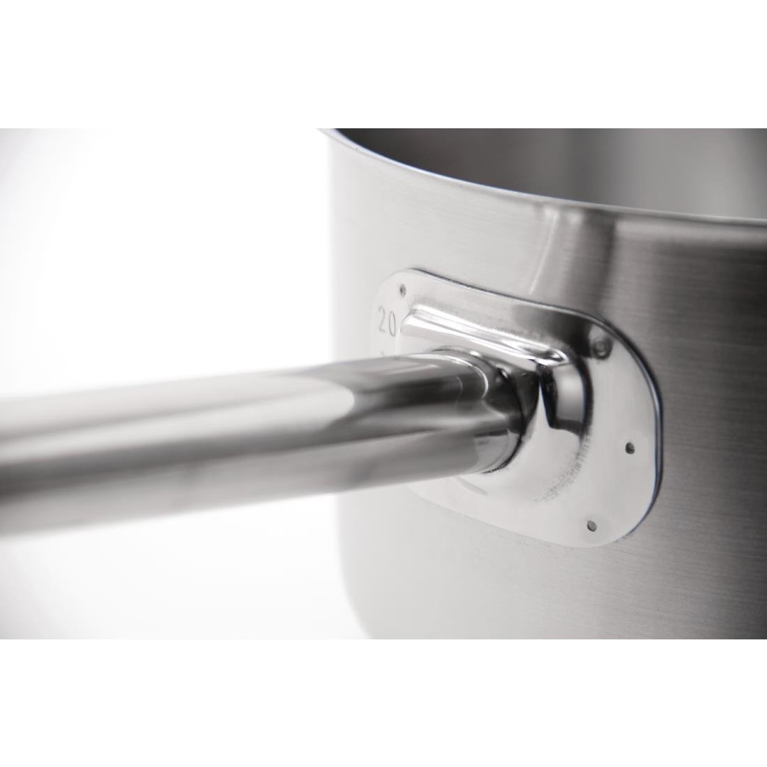 Vogue Stainless Steel Saucepan 8Ltr - M946