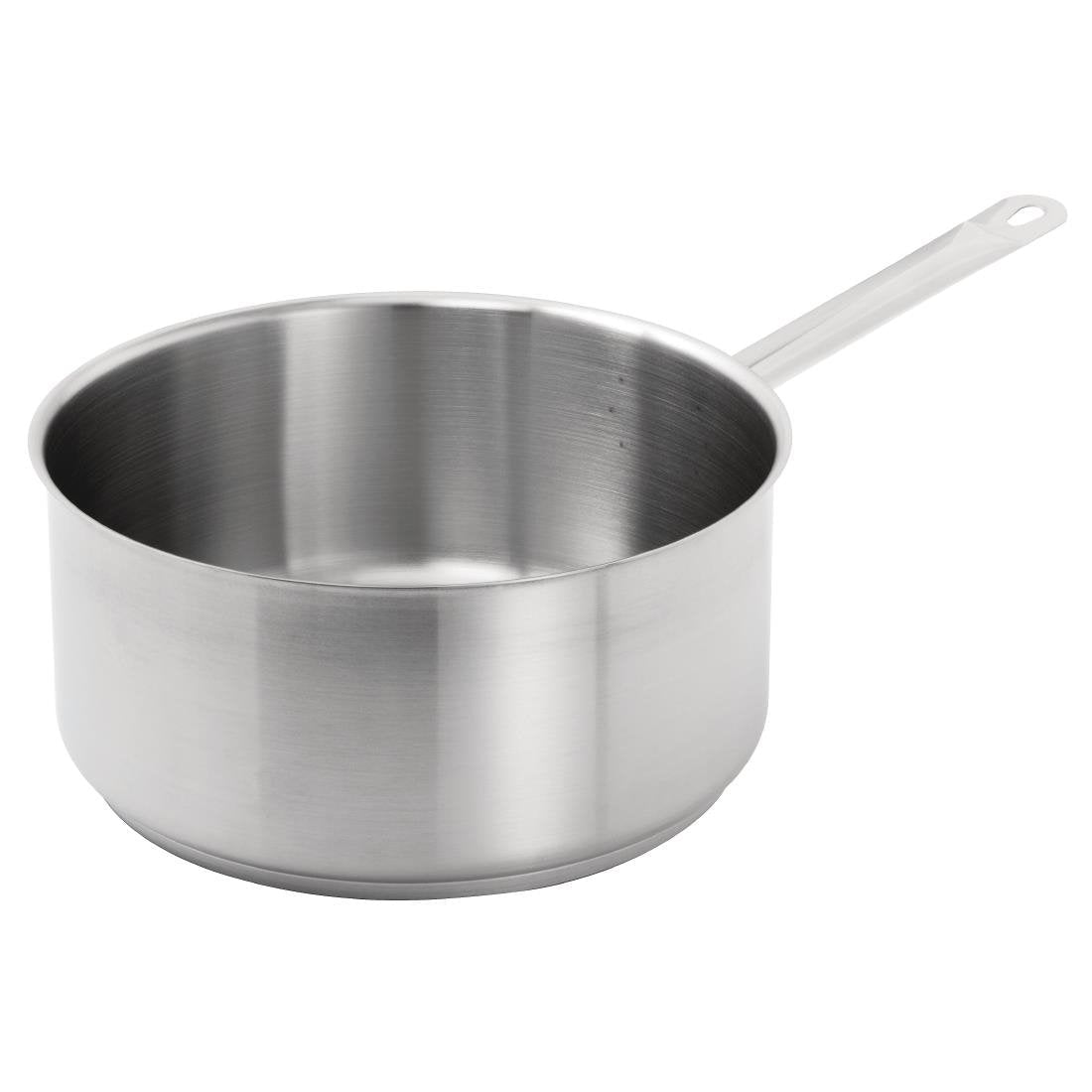 Vogue Stainless Steel Saucepan 8Ltr - M946