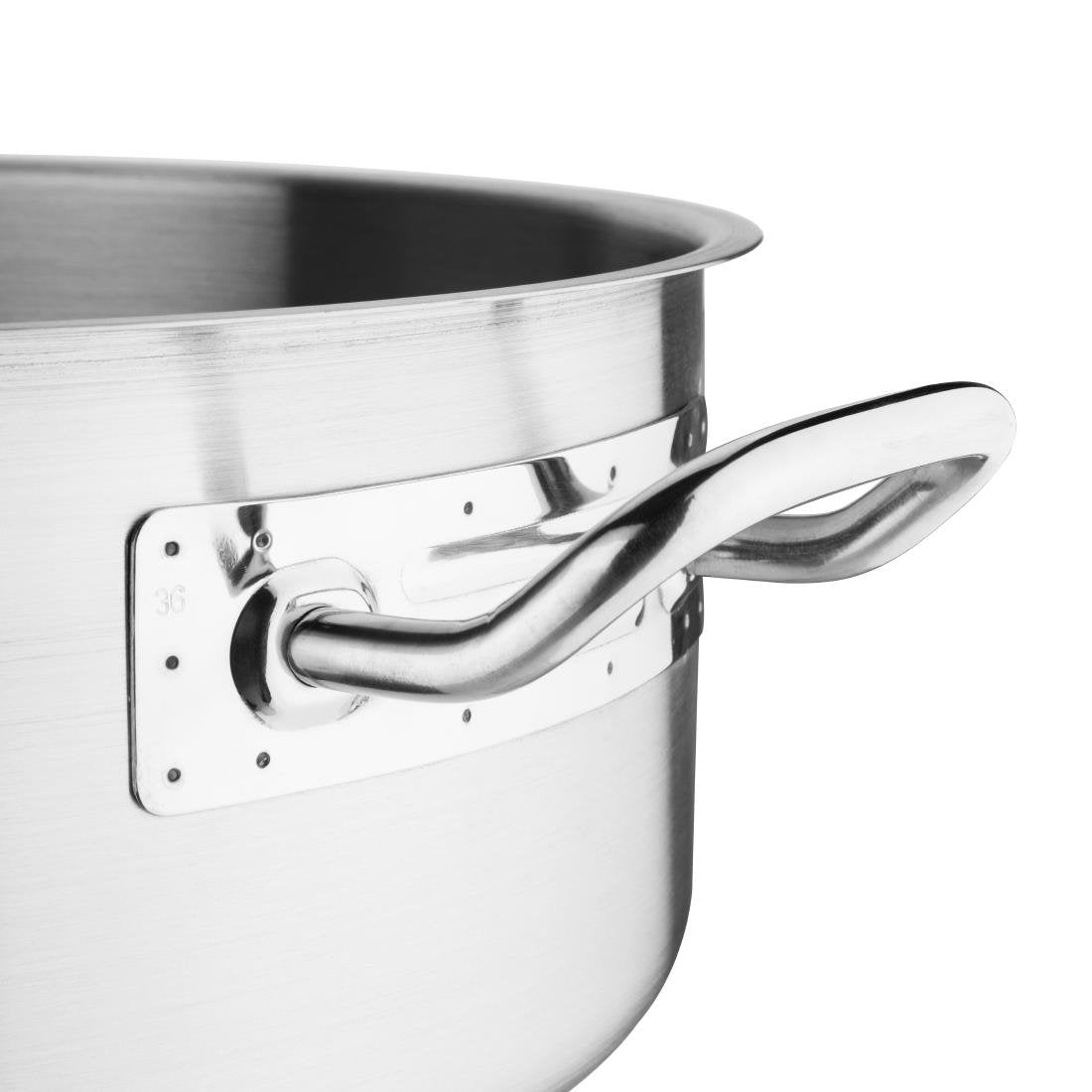 Vogue Stainless Steel Casserole Pan 13Ltr - T187