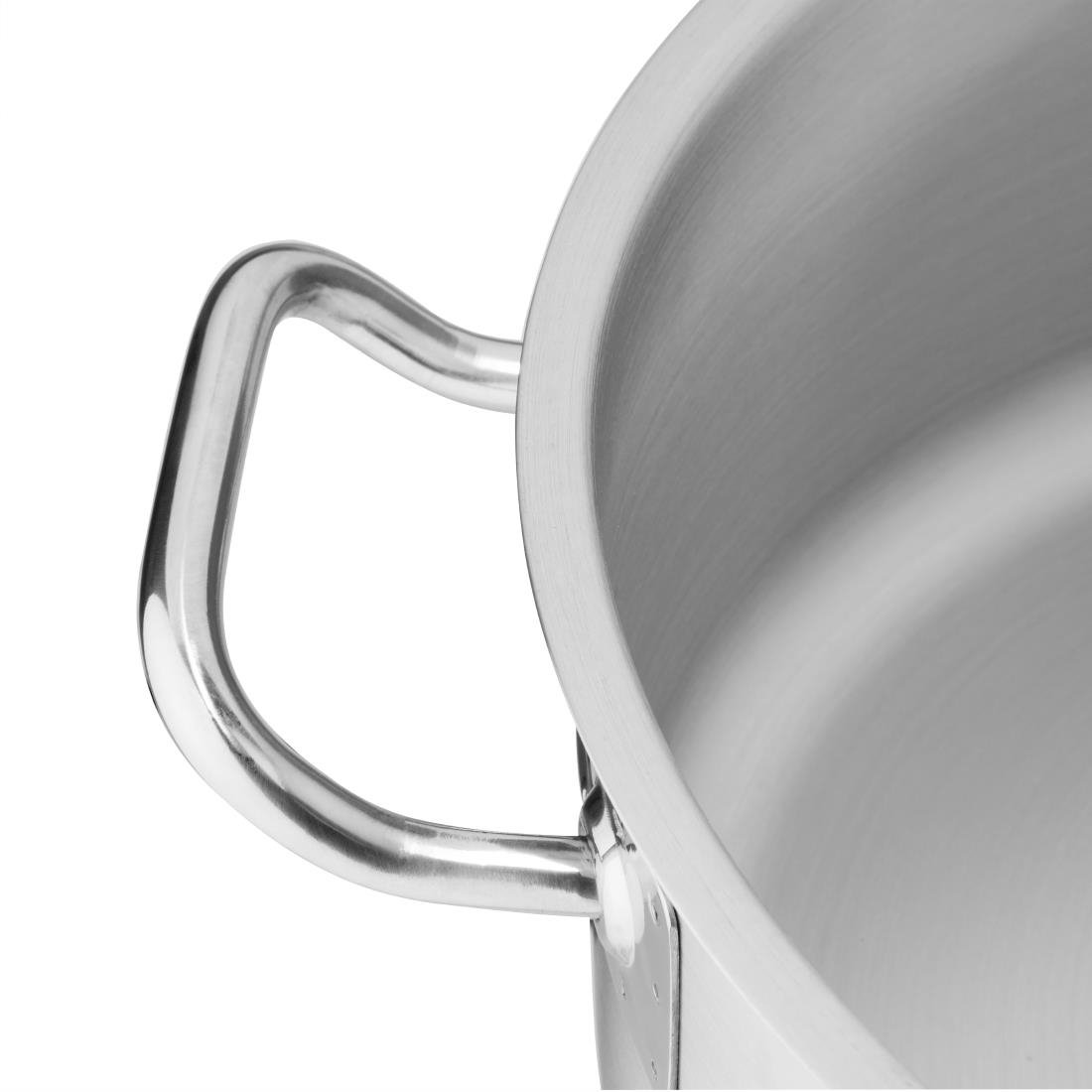Vogue Stainless Steel Casserole Pan 13Ltr - T187