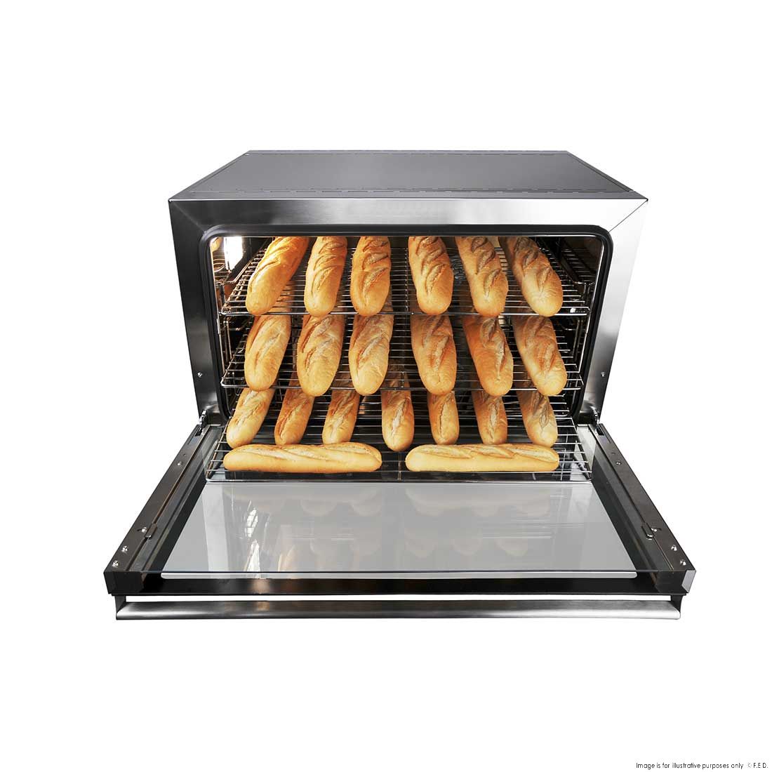 Tecnodom By Fhe 3X600X400MM Tray Convection Oven TDE-3B