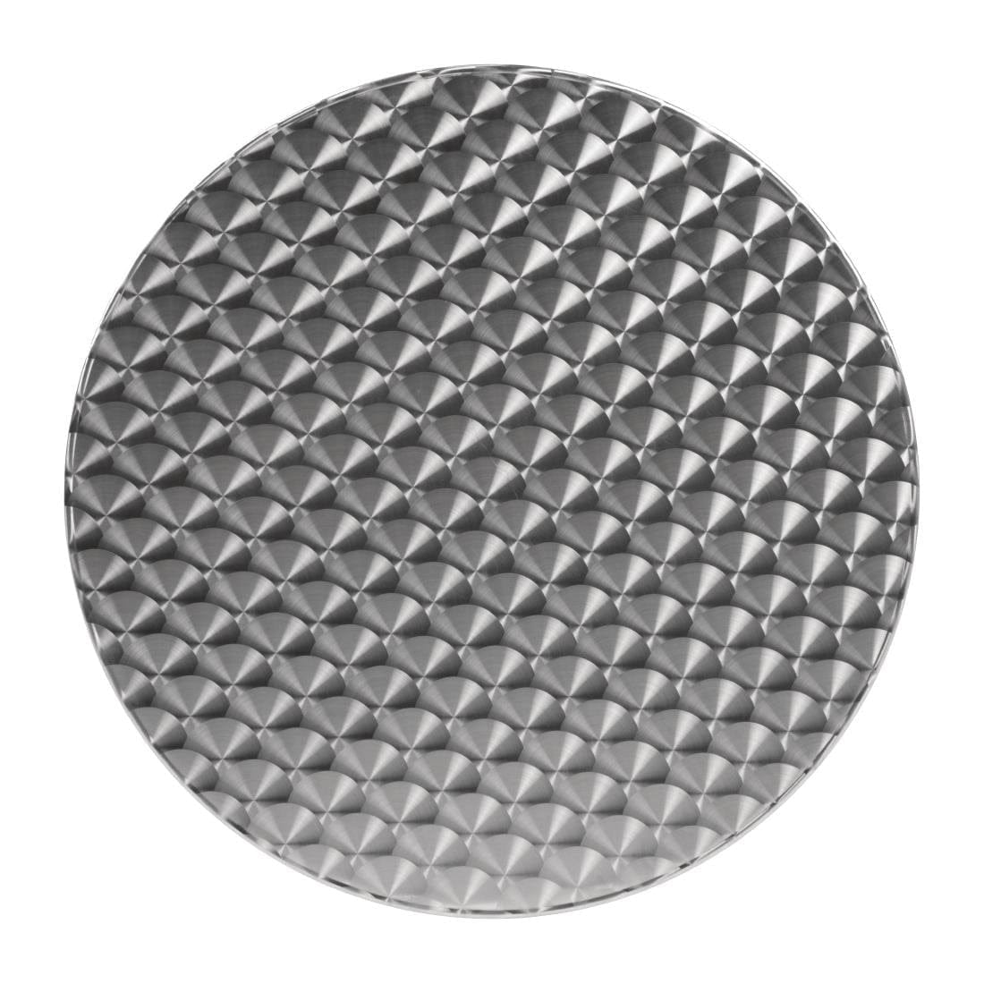 Bolero Round Bistro Table Stainless Steel 600mm - U425