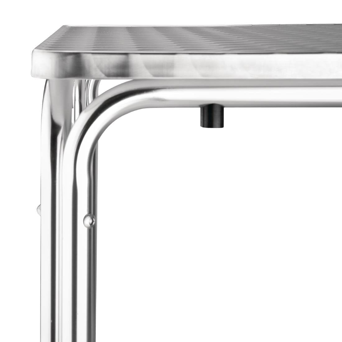 Bolero Square Stacking Table Stainless Steel 700mm - U505