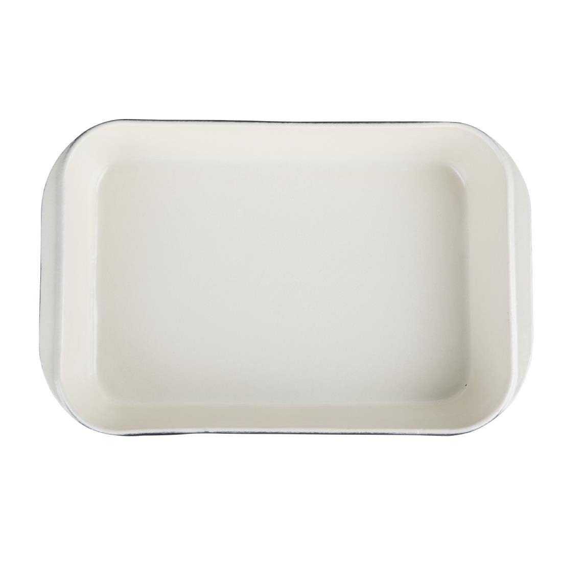 Vogue Black Cast Iron Roasting Dish 5Ltr - U572