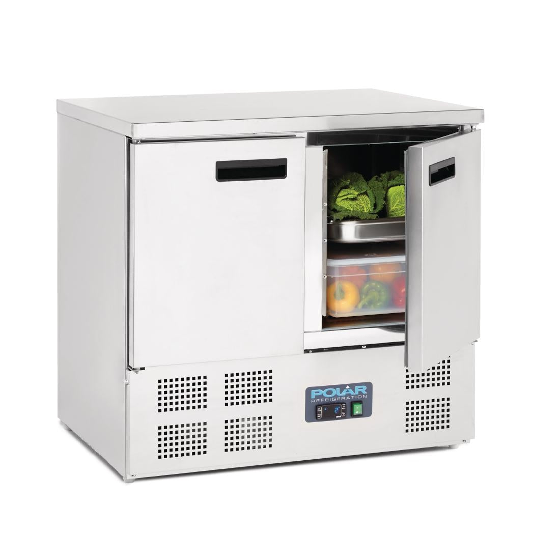 Polar G-Series Double Door Counter Fridge 240Ltr - U636-A