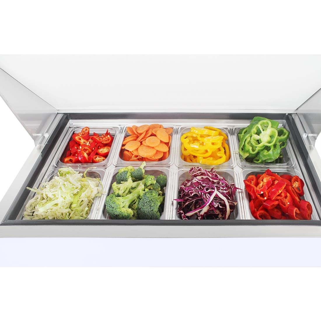Polar U-Series Single Door Mega Top Preperation Counter - UA009-A