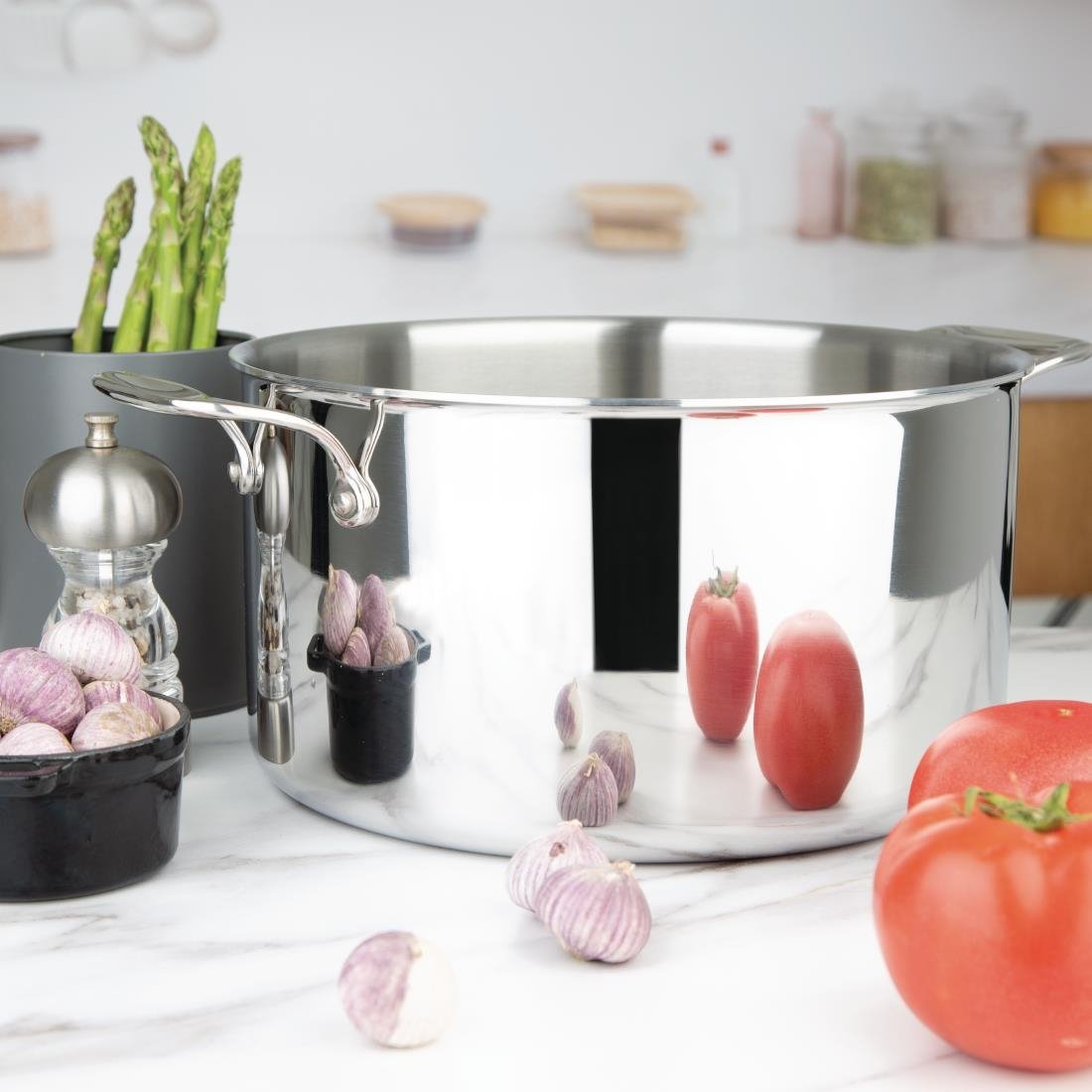 Vogue Tri Wall Stew Pan 9.5Ltr - Y256