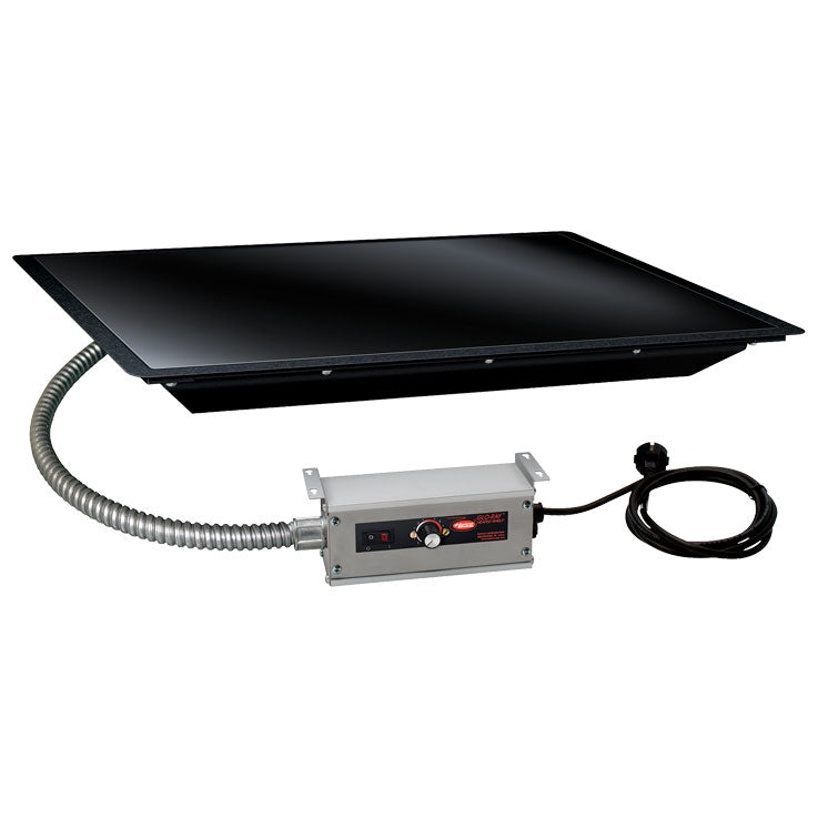 Hatco drop-in Heated Black Ceramic Glass 649 mm x 498 mm x 65mm - HBGBHC-2418
