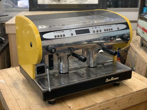 San Marino Lisa R - 2 Group Commercial Espresso Machine - Yellow
