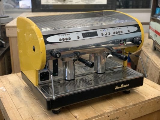 San Marino Lisa R - 2 Group Commercial Espresso Machine - Yellow