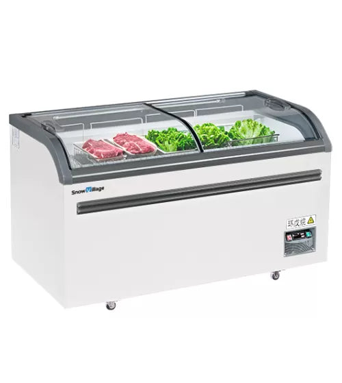 Snow Village Dual Temperature Supermarket Island Freezer SD/SC-518