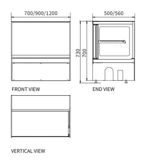 Snow Village Chilled Counter-Top Food Display DG-TZ900
