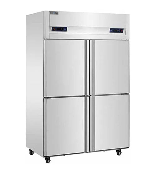 Snow Village Stainless Steel Four Door Freezer CFD-40D4F