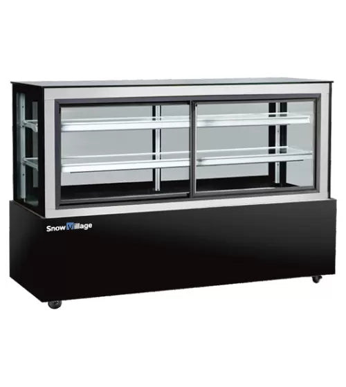 Snow Village Double side Glass door Chilled Food Display DG-1200FZK