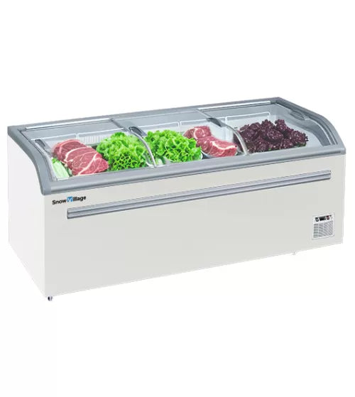 Snow Village Dual Temperature Supermarket Island Freezer SD/SC-518B