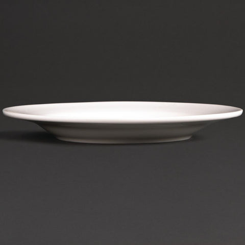 Olympia Lumina Round Saucers White 156mm (6 Pack) - CD648