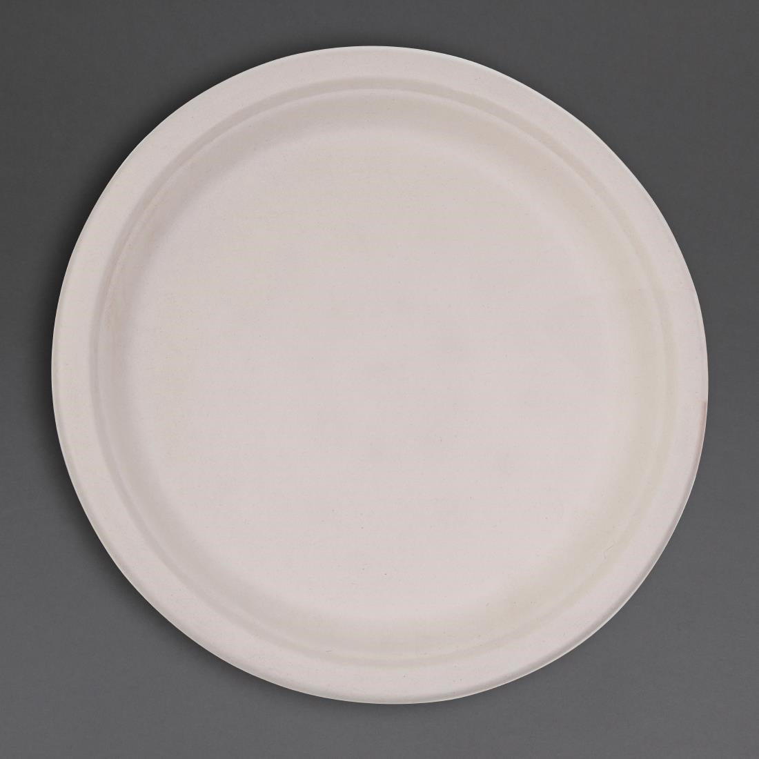 Fiesta Compostable Bagasse Round Plates Natural Colour 179mm (Pack of 50) - FC546