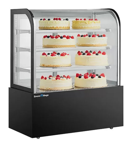 Snow Village Glass Chilled Food Display DG-1500FYH