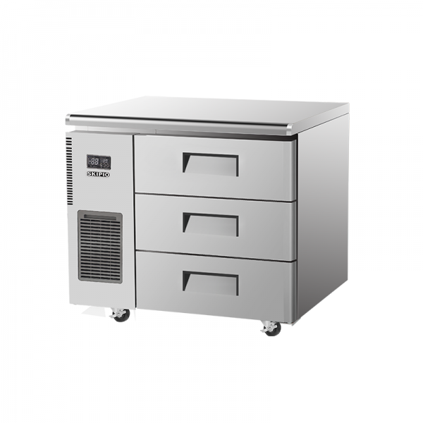 Skipio Two Drawer Underbench Fridge - 900mm Wide SUR9-3D-3