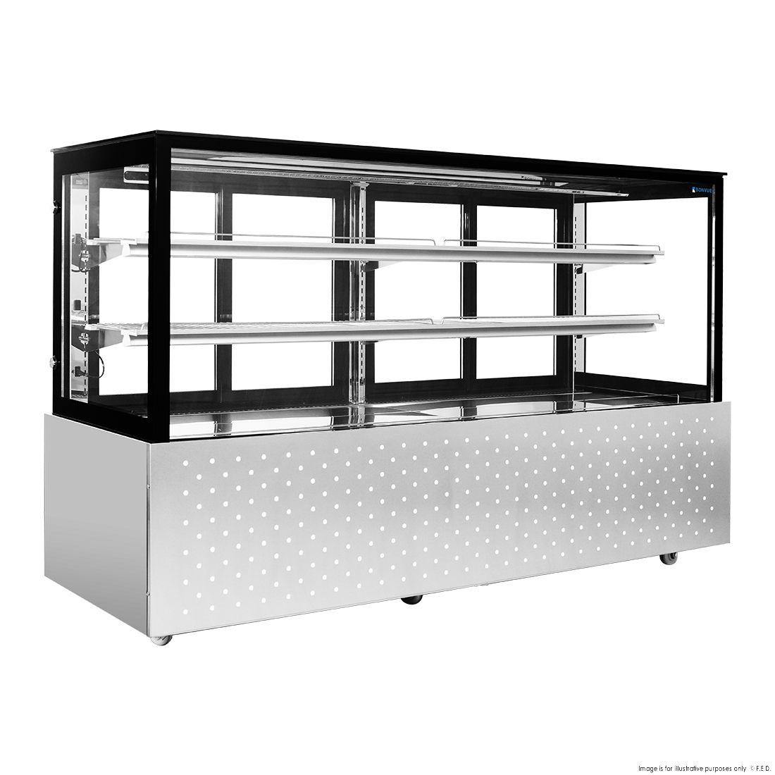 Bonvue Chilled Cake Showcase Food Display SG200FA-2XB