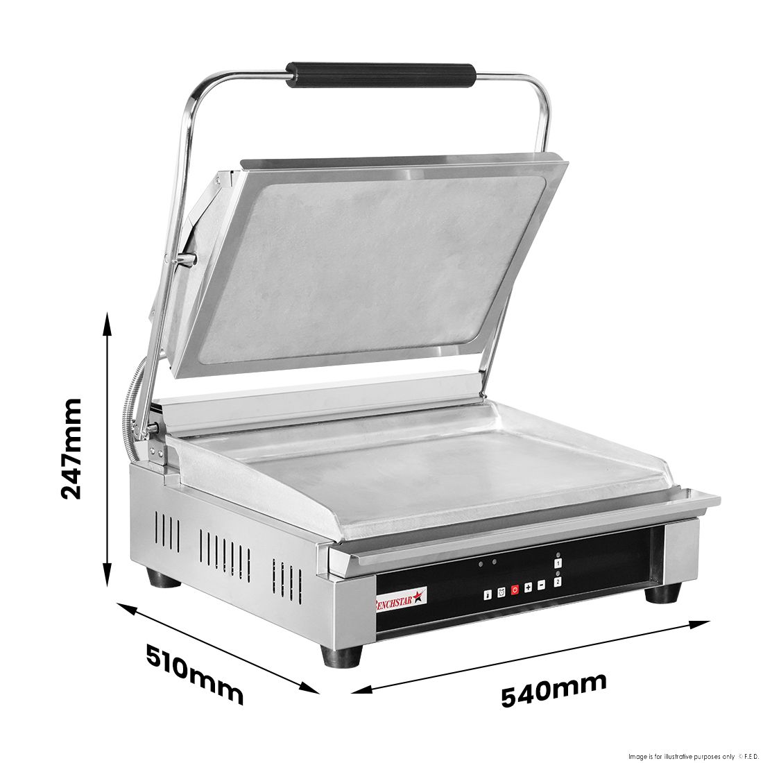 Benchstar Electric Sandwhich Press Grill Station GH-819