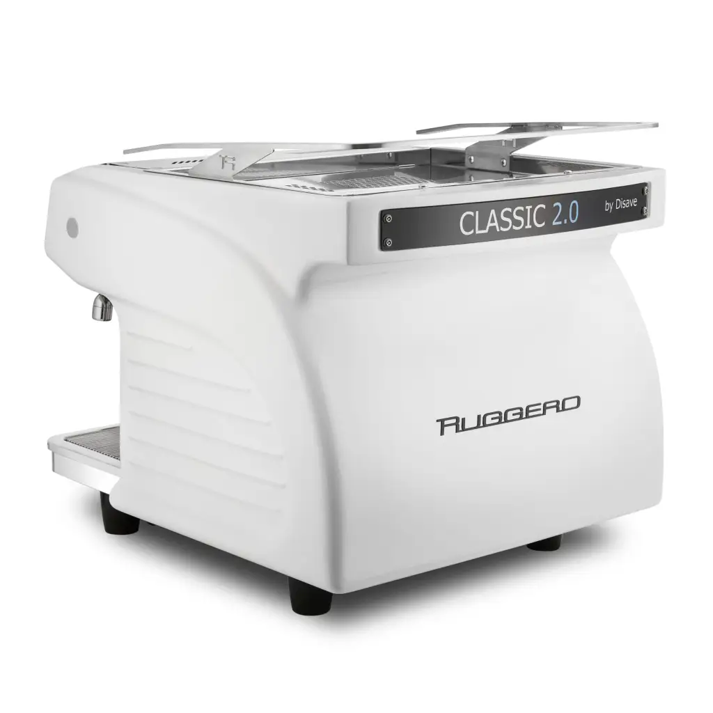 Expobar Ruggero Classic Compact V2.0 - 2 Group Commercial Espresso Machine - White