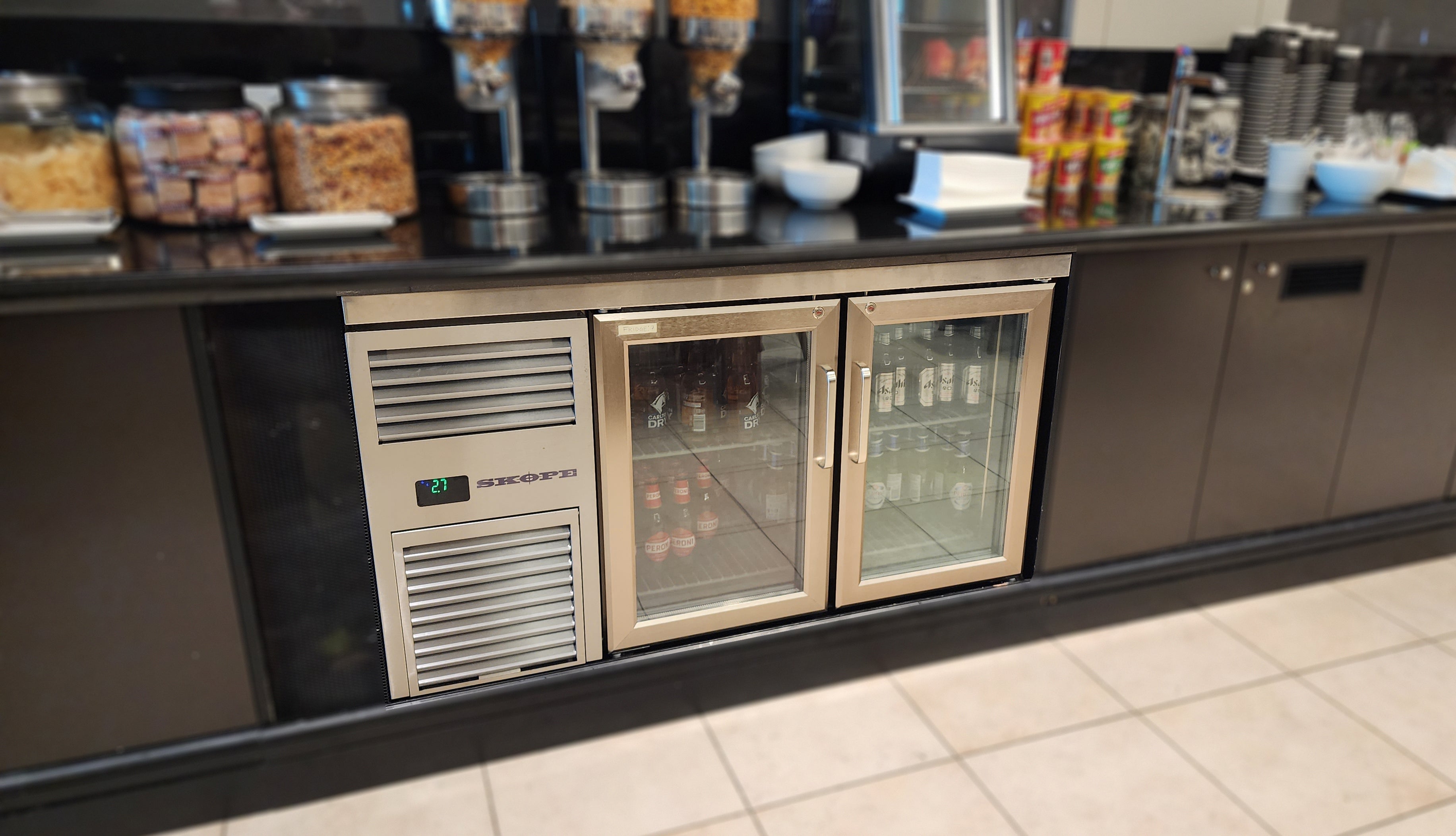 Skope ReFlex 2 Glass Door Underbench GN 1/1 Compatible Fridge 248L - RF7.UBR.2.GD