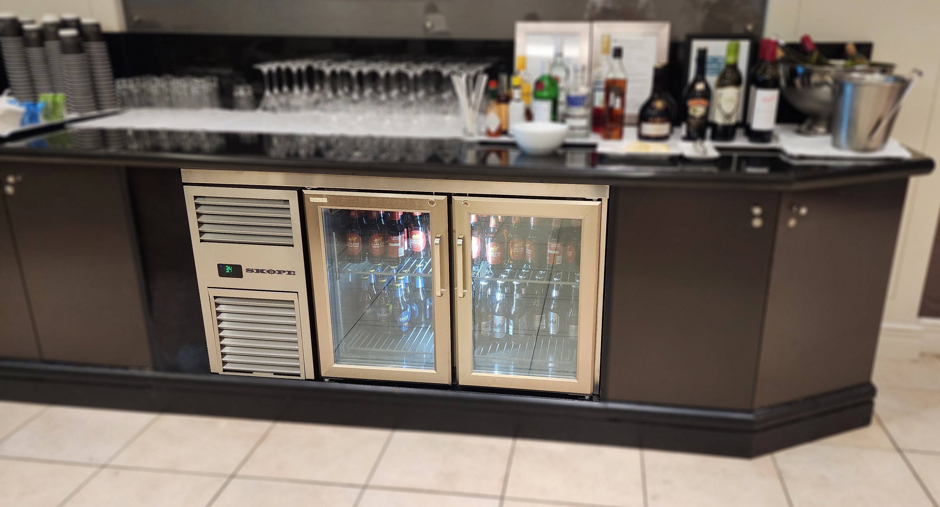 Skope ReFlex 2 Glass Door Underbench GN 1/1 Compatible Fridge 248L - RF7.UBR.2.GD