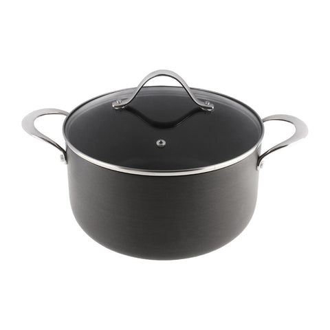 Vogue Anodised Aluminium Non-Stick Casserole Pan 240mm - CN950