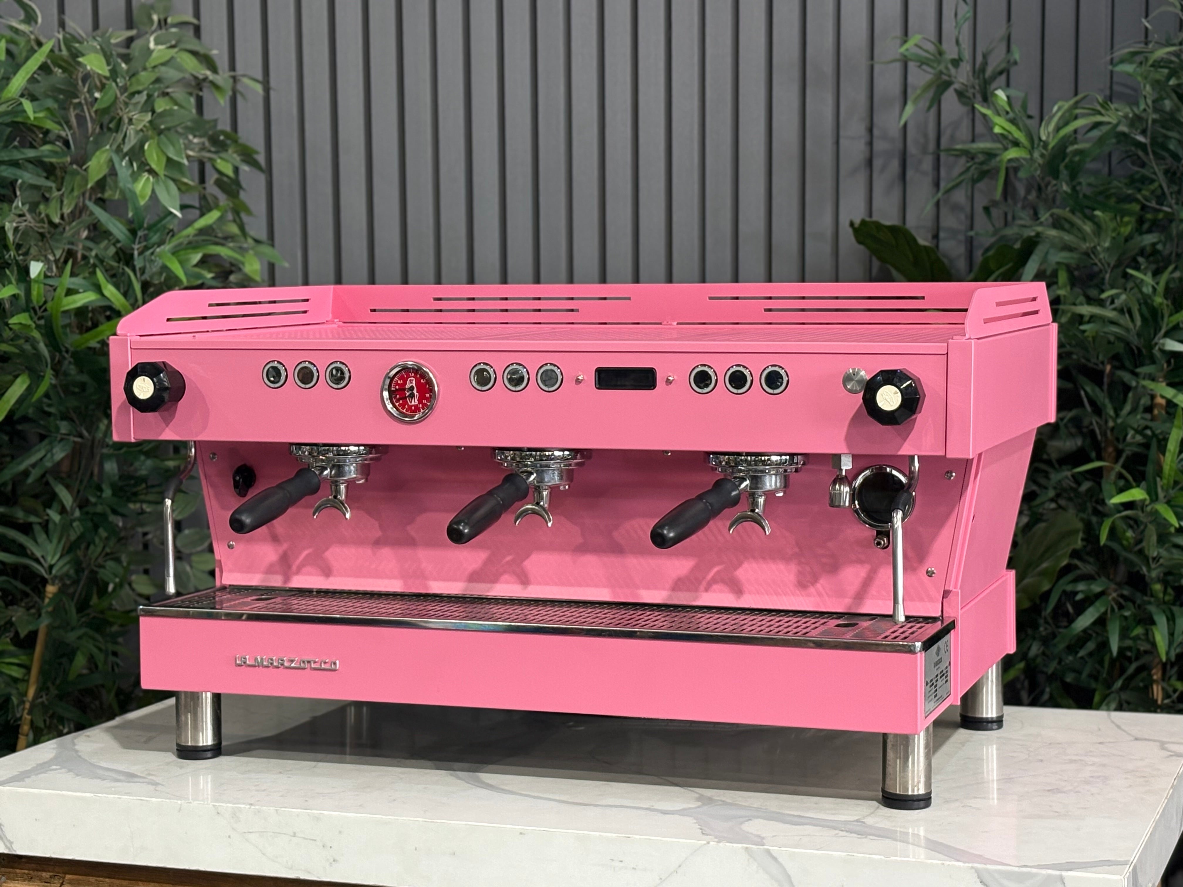 La Marzocco Linea PB Dark - 3 Group Commercial Espresso Machine - Pink