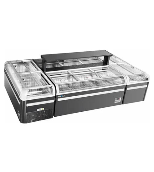 Snow Village Modular Supermarket Island Freezer CQG-19D