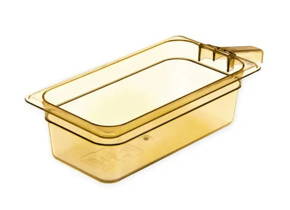 Duke Single Handled Amber Pans 1/3 size 102mm - 30861H13 Pack of 12