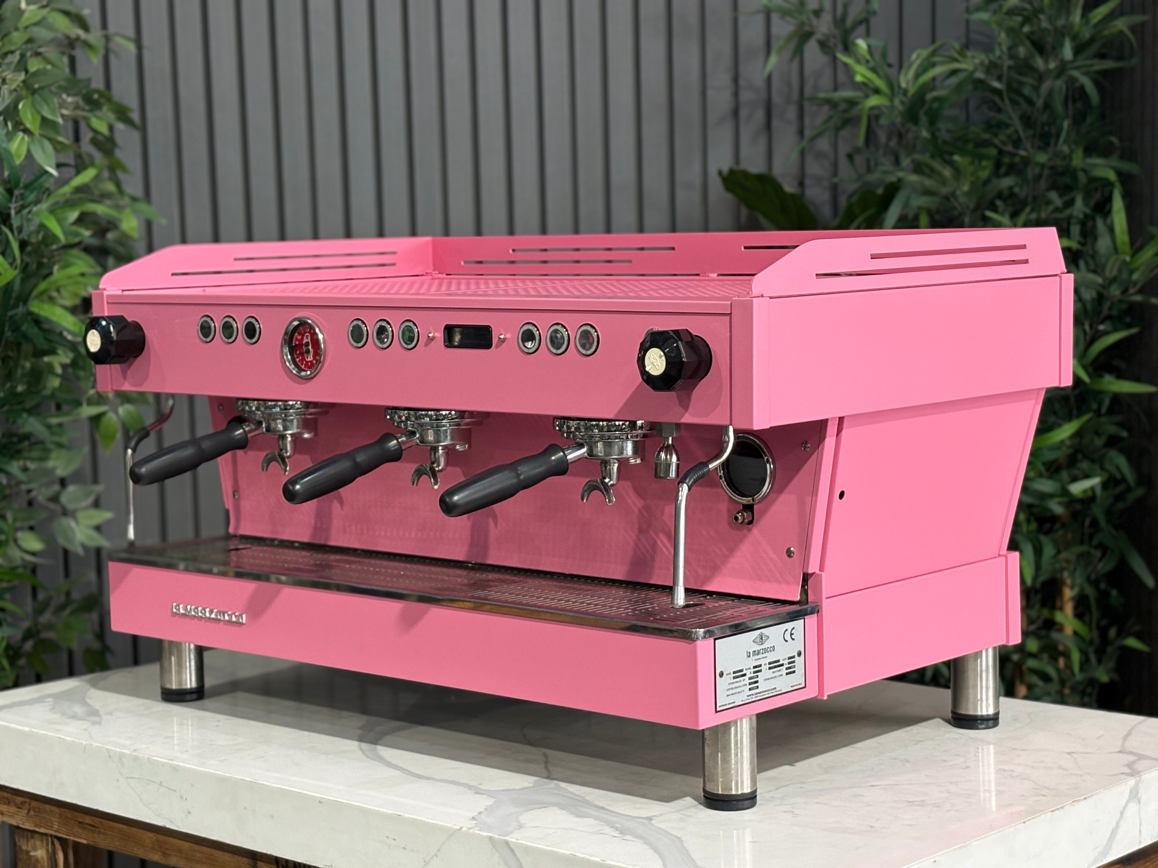 La Marzocco Linea PB Dark - 3 Group Commercial Espresso Machine - Pink