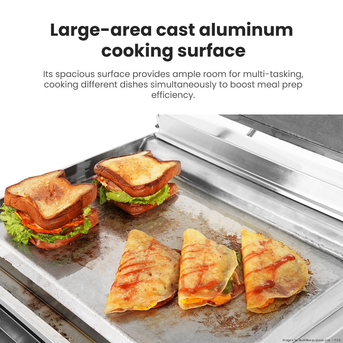 Benchstar Electric Sandwhich Press Grill Station GH-819