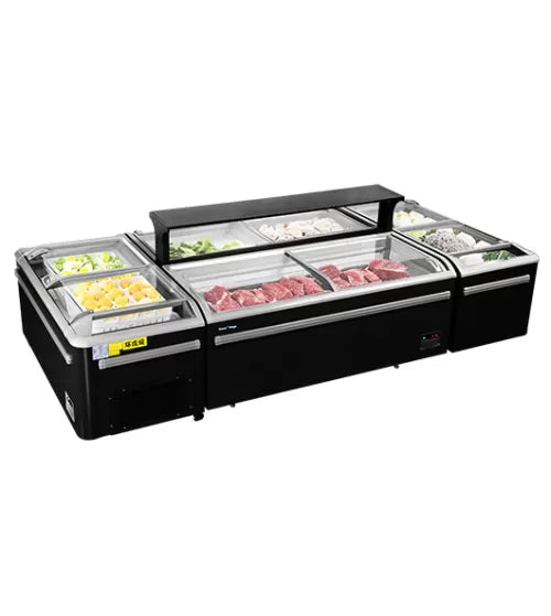 Snow Village Modular Supermarket Island Freezer CQS-21L