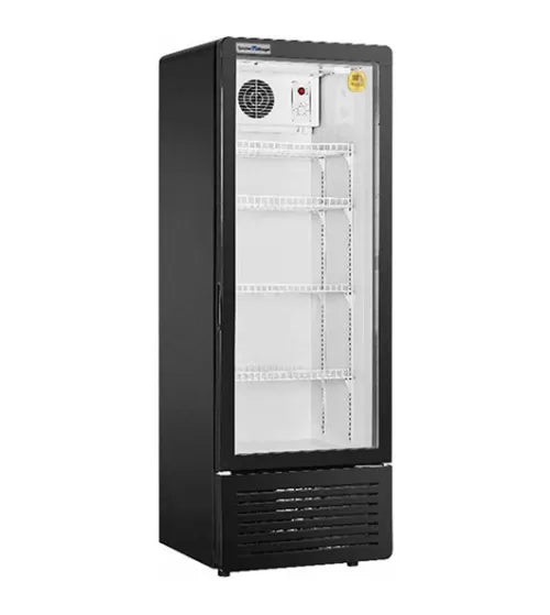 Snow Village Single Glass Door Display Fridge LC-310