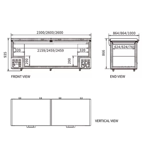 Snow Village Chest Freezer BD/BC-1080