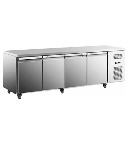 Snow Village Stainless Steel Four Door Workbench Freezer GNF2280T4