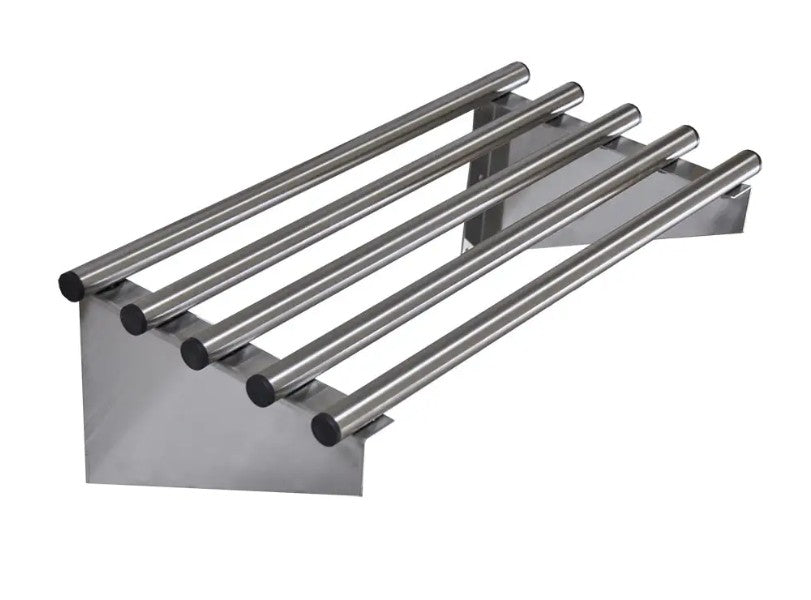 Mixrite PWS12 Stainless Steel Pipe Wall Shelf - 751366