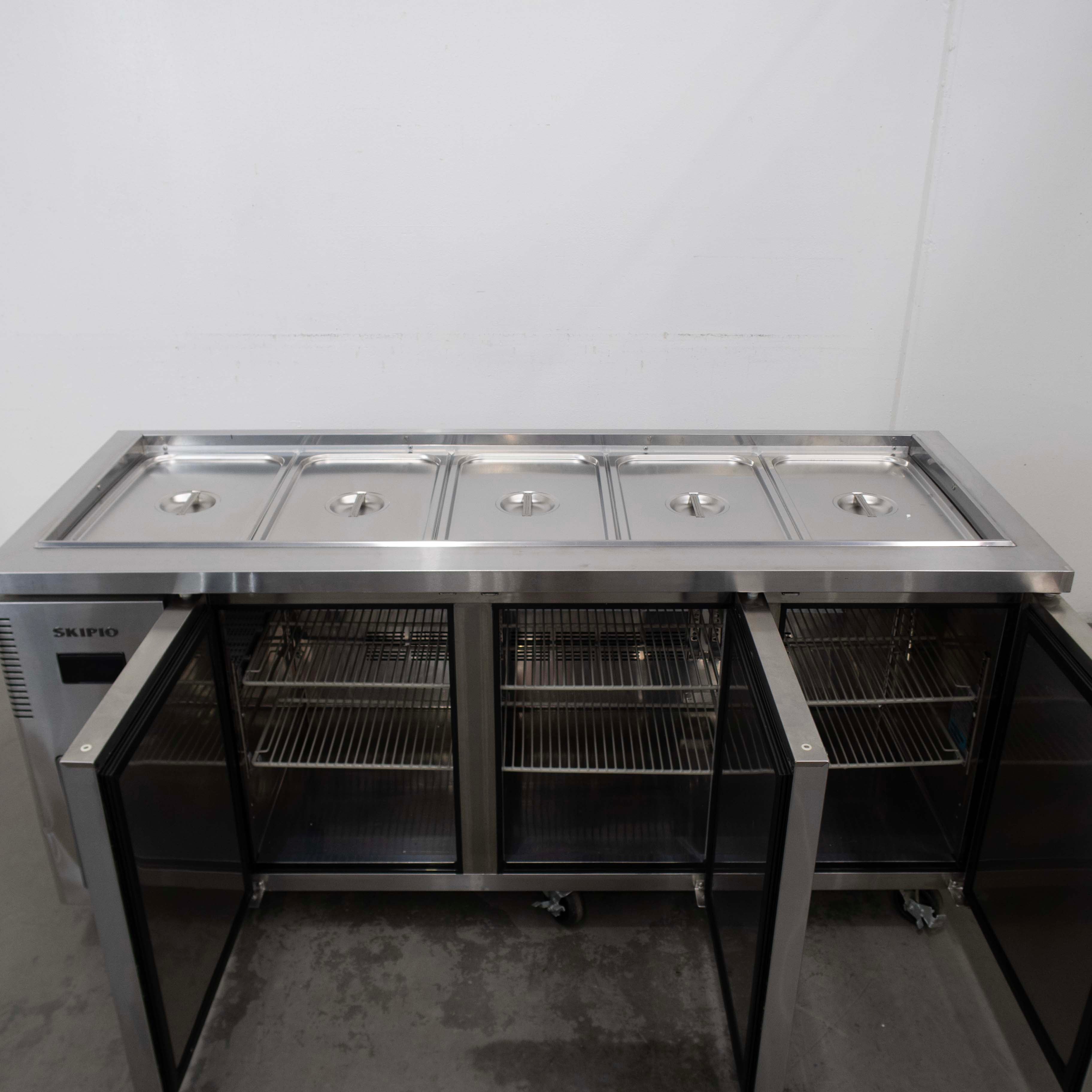 Skipio SSR18-3 Salad Prep Fridge - 762837